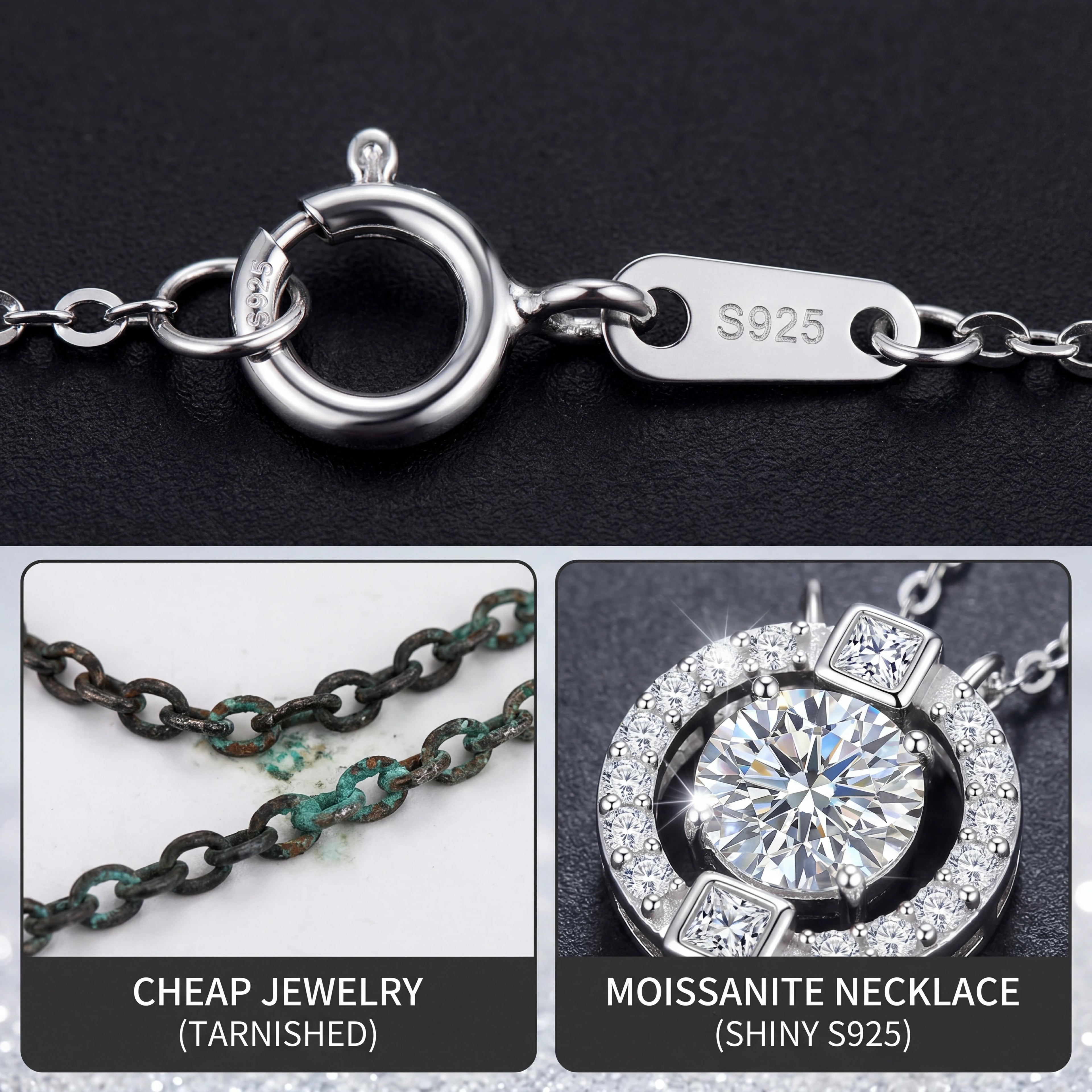 🔥 90% OFF TODAY:  The "Beating Heart" 1-Carat Moissanite Solitaire Necklace💎