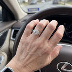 🔥 90% OFF TODAY:  The Eternity Bloom™ | Premium Lab-Grown Diamond Floral Halo Ring