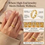 🔥 90% OFF TODAY: 5The Luminous Wave Ring: Hand-Polished 18K Gold Elegance