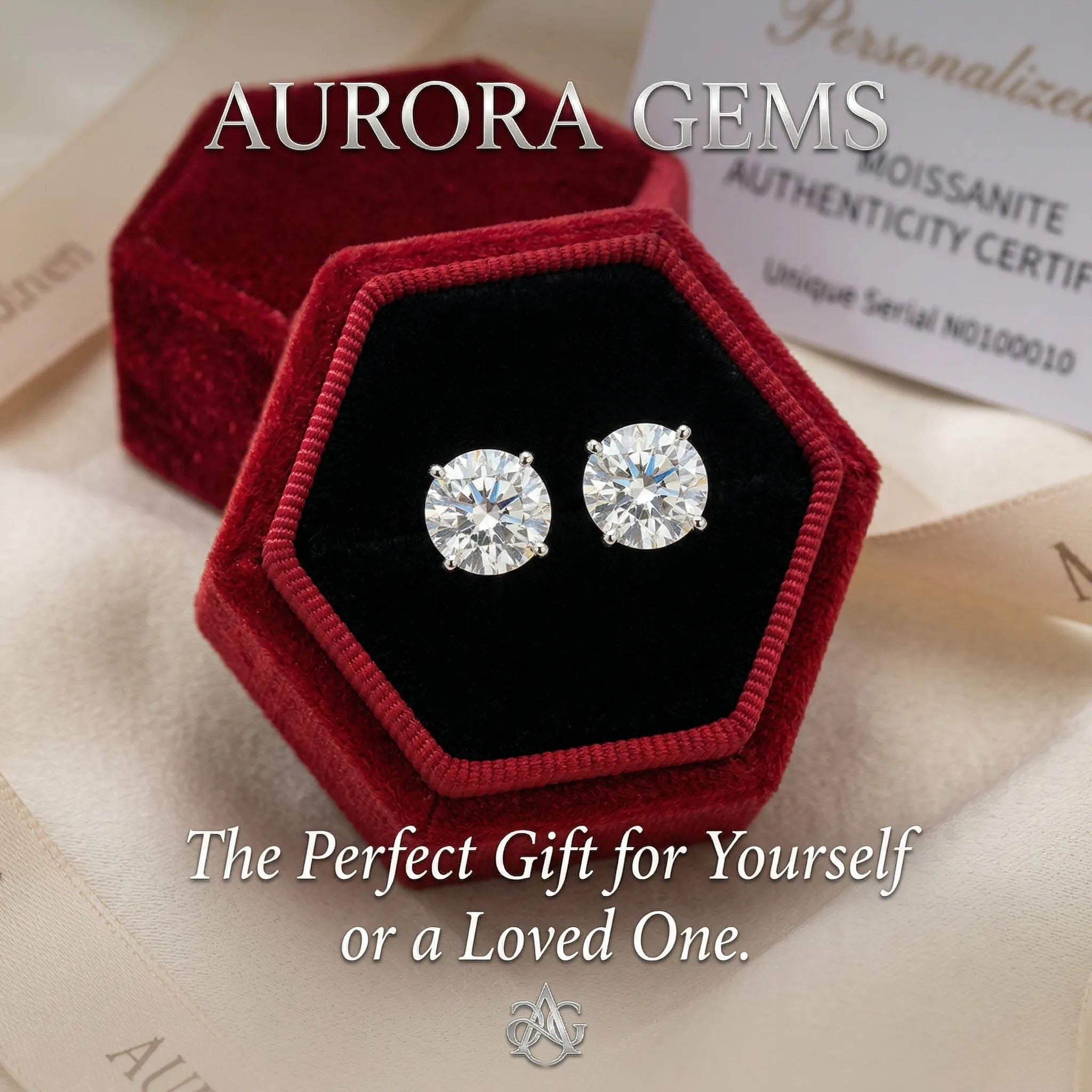 Last Day Sale🔥90% OFF-4.00 CTW Classic Round Lab-Created Diamond Stud Earrings - Secure 4-Prong & Hypoallergenic