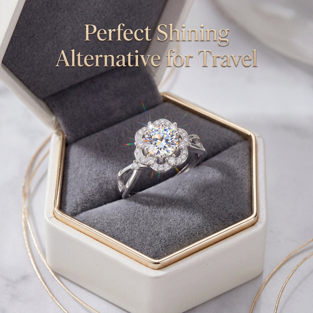 🔥 90% OFF TODAY:  The Eternity Bloom™ | Premium Lab-Grown Diamond Floral Halo Ring