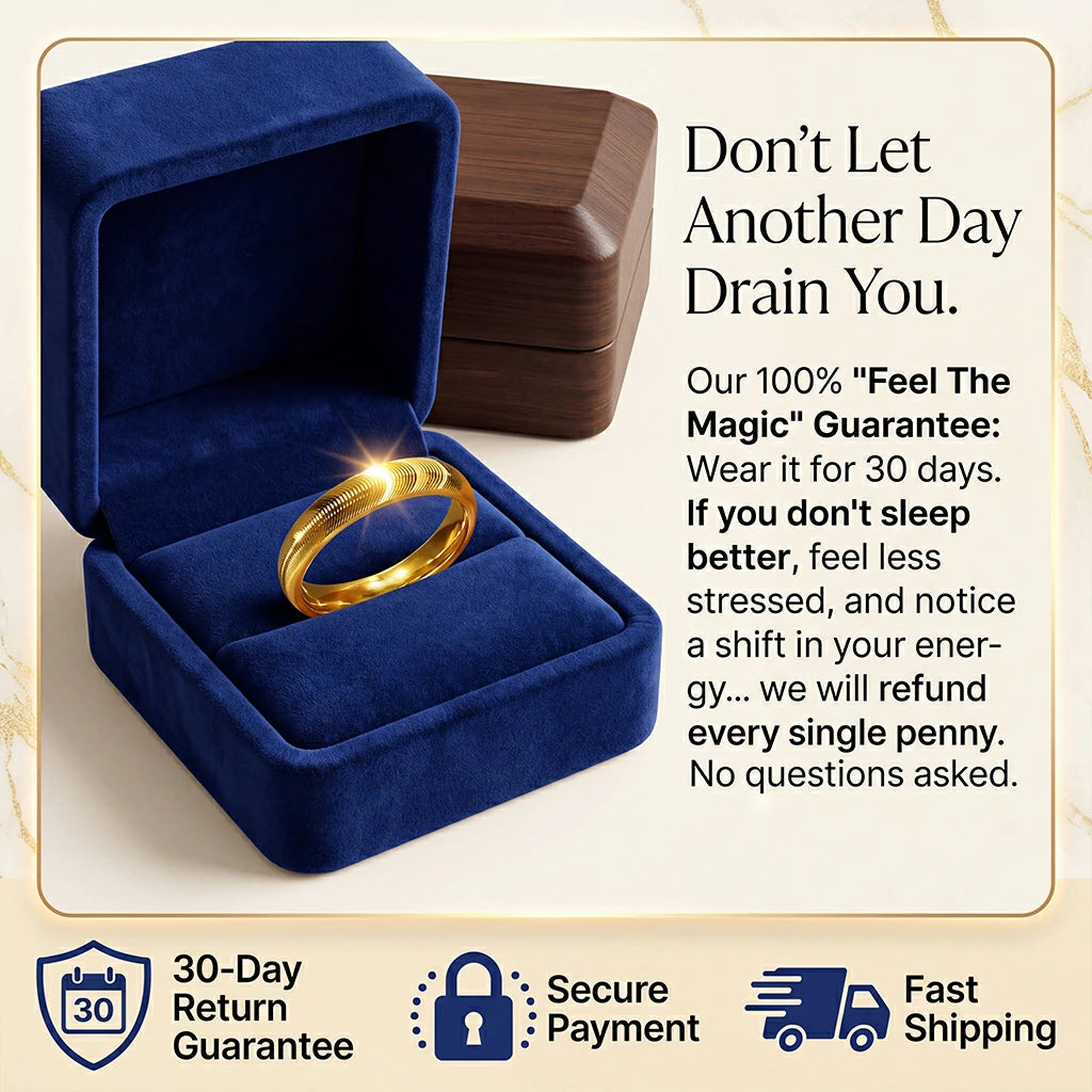 🔥 90% OFF TODAY: 5The Luminous Wave Ring: Hand-Polished 18K Gold Elegance