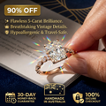 Last Day Sale🔥-90% OFF-The Anniversary Upgrade: 5-Carat Flawless Radiant Cut Moissanite Ring (Hidden Halo, VVS1)