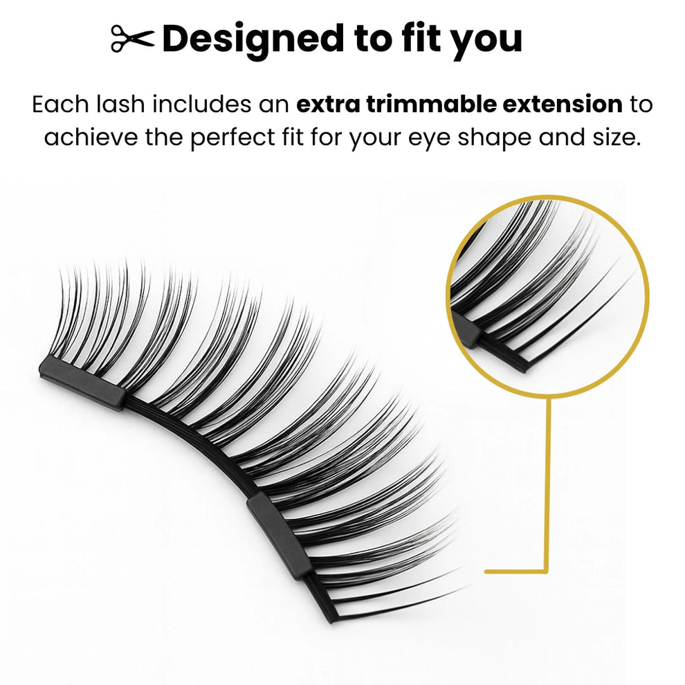 🔥 50% OFF TODAY: 5-Second Glueless Perfect Eye Makeup Magnetic Lashes (Dual Micro-Magnet)