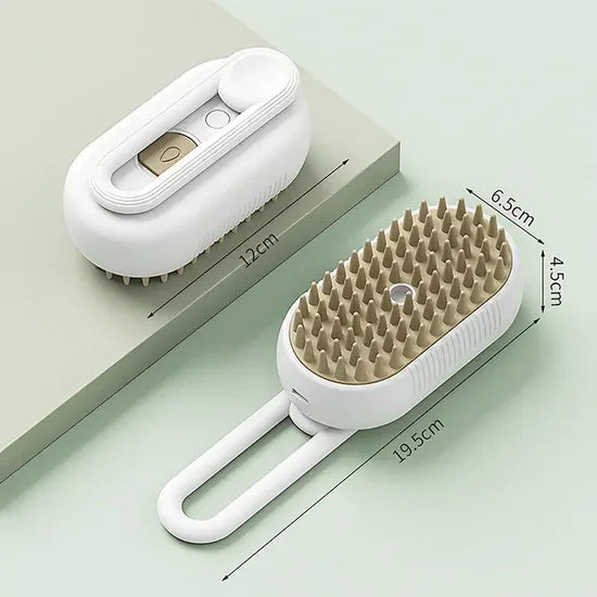 🔥 TODAY ONLY 50% OFF：Stop Flying Fur Instantly - 3-in-1 Steamy Pet Brush
