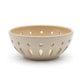 Neutral Sandstone Ceramic Berry Bowl