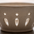 Neutral Sandstone Ceramic Berry Bowl