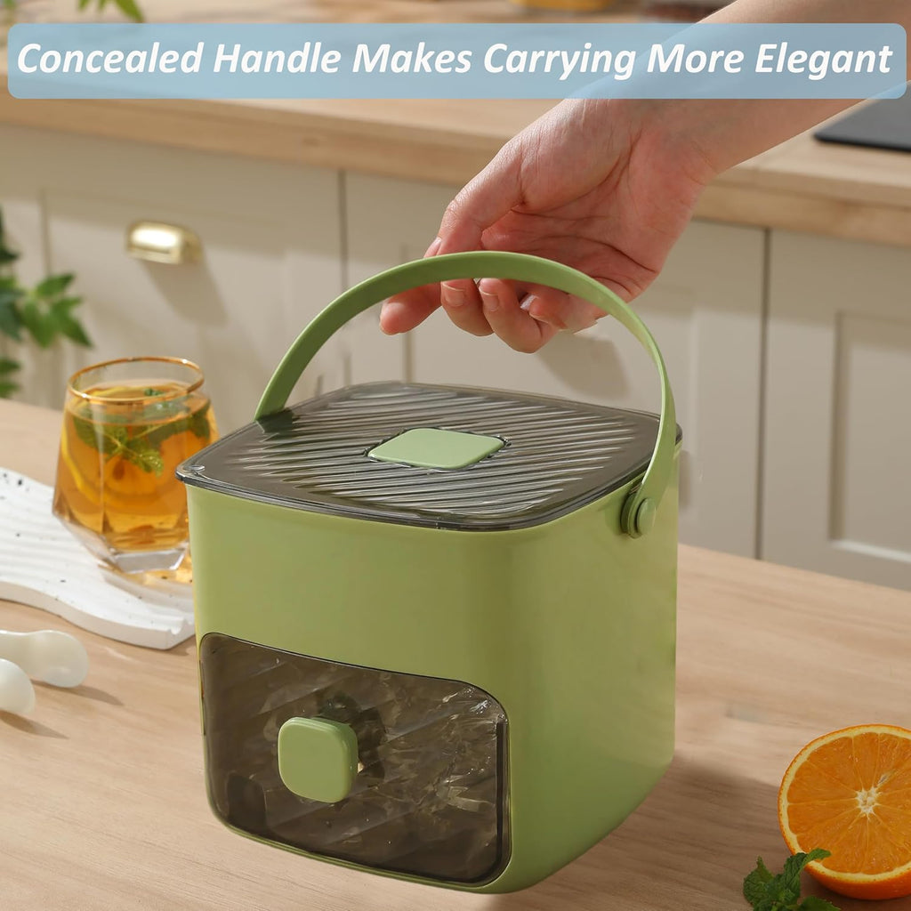 🎁 Last Day Sale 50% OFF : 🧊❄️Ice Cube Tray with Lid and Bin – Make Ice-Making Simple