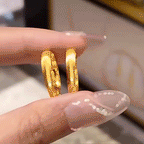 🔥 90% OFF TODAY: 5The Luminous Wave Ring: Hand-Polished 18K Gold Elegance