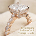 Last Day Sale🔥-90% OFF-The Anniversary Upgrade: 5-Carat Flawless Radiant Cut Moissanite Ring (Hidden Halo, VVS1)